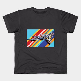 Star Lord's Ship Triangle (With Background) Kids T-Shirt